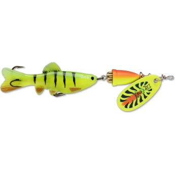 Блесна вращающаяся BLUE FOX Vibrax Chaser 16 г с силиконовой рыбкой FT